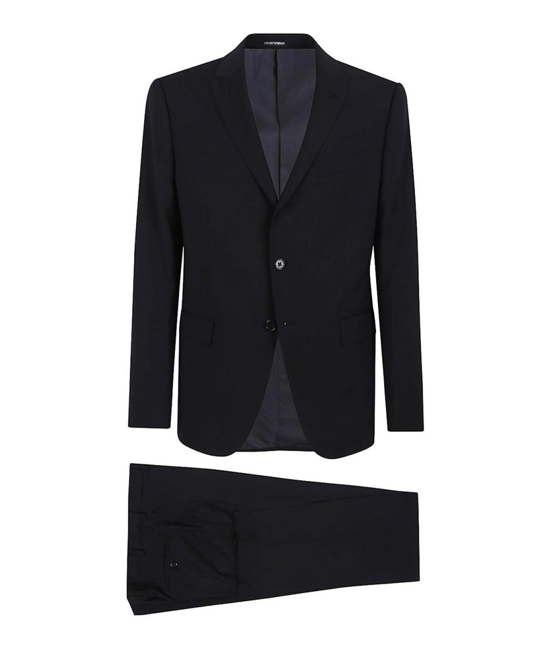 EMPORIO ARMANI Синий классический костюм, фото 1