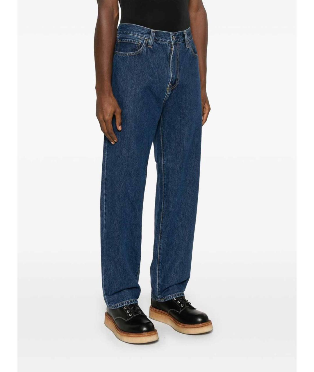 CARHARTT Синие хлопковые джинсы, фото 5
