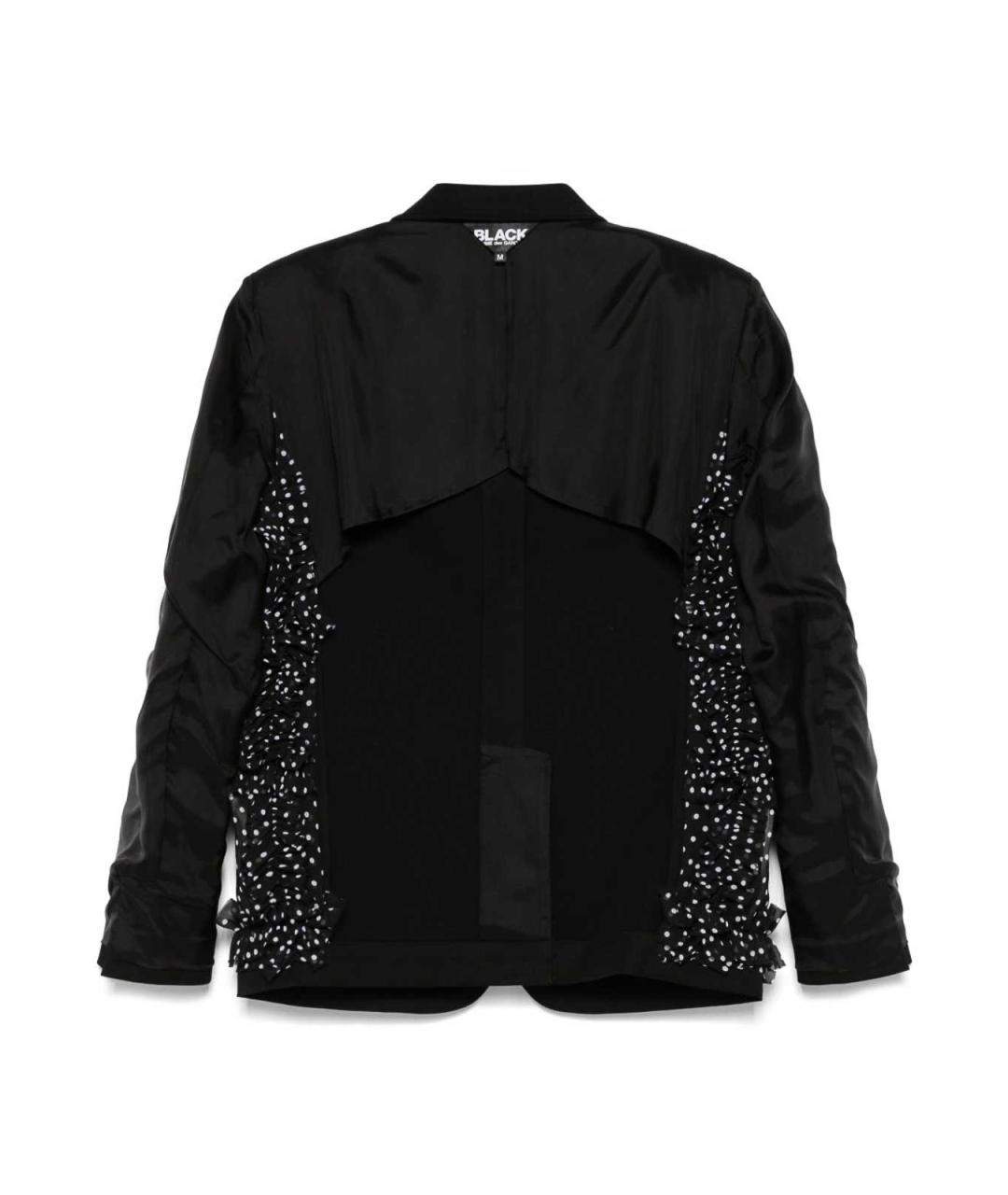 COMME DES GARÇONS Черная полиэстеровая куртка, фото 3