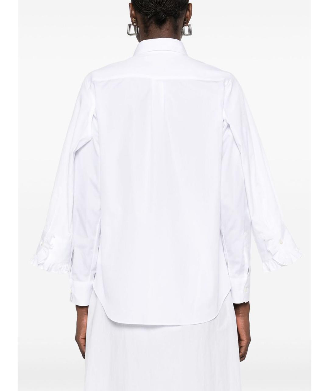 COMME DES GARÇONS Белая хлопковая рубашка, фото 3