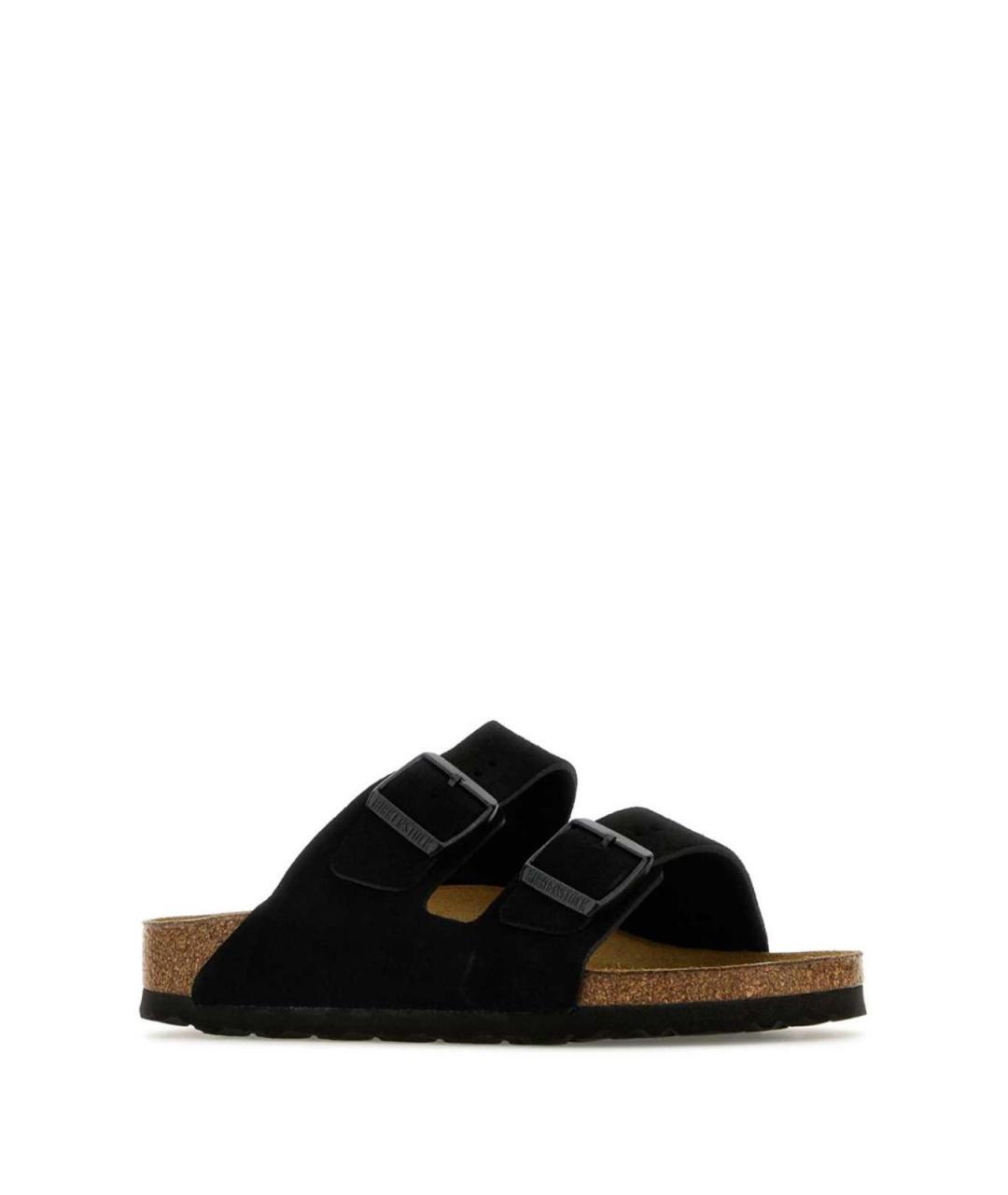BIRKENSTOCK Черные замшевые сандалии, фото 2