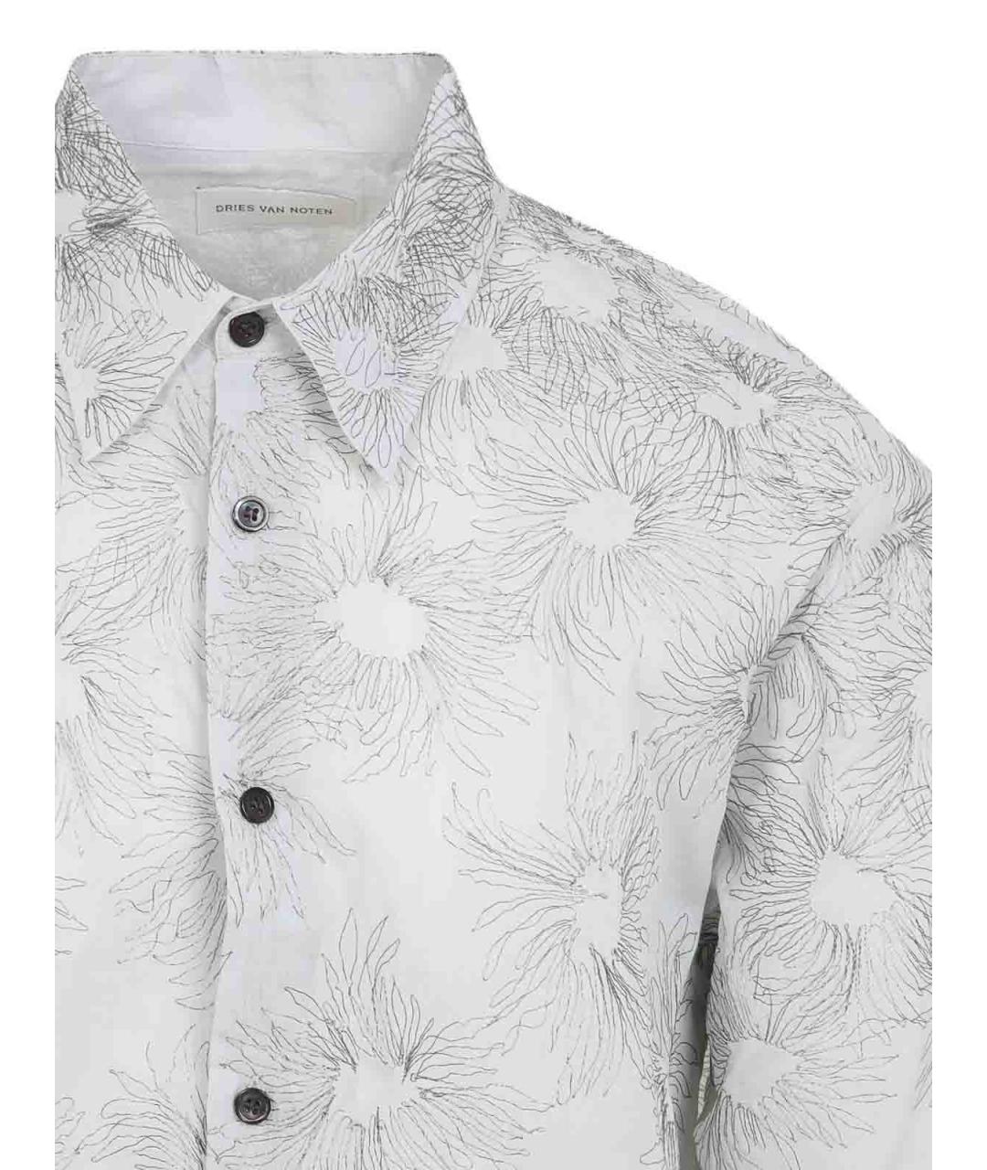 DRIES VAN NOTEN Серая хлопковая кэжуал рубашка, фото 2