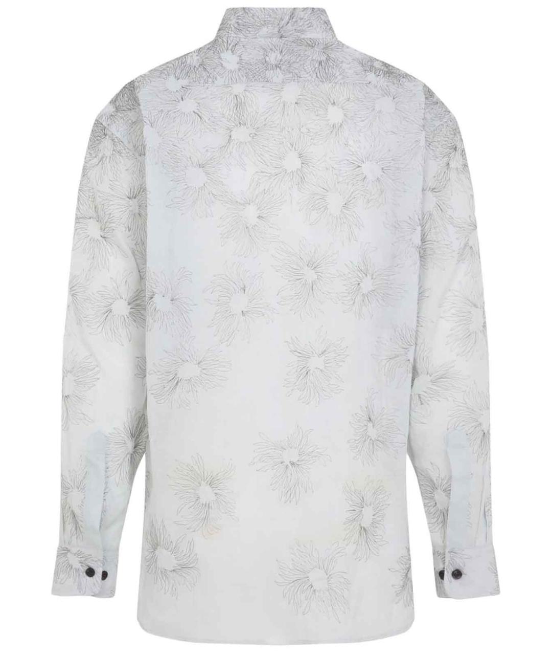 DRIES VAN NOTEN Серая хлопковая кэжуал рубашка, фото 3