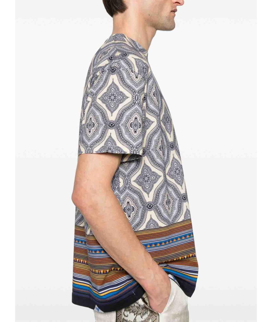 ETRO Мульти хлопковая футболка, фото 2