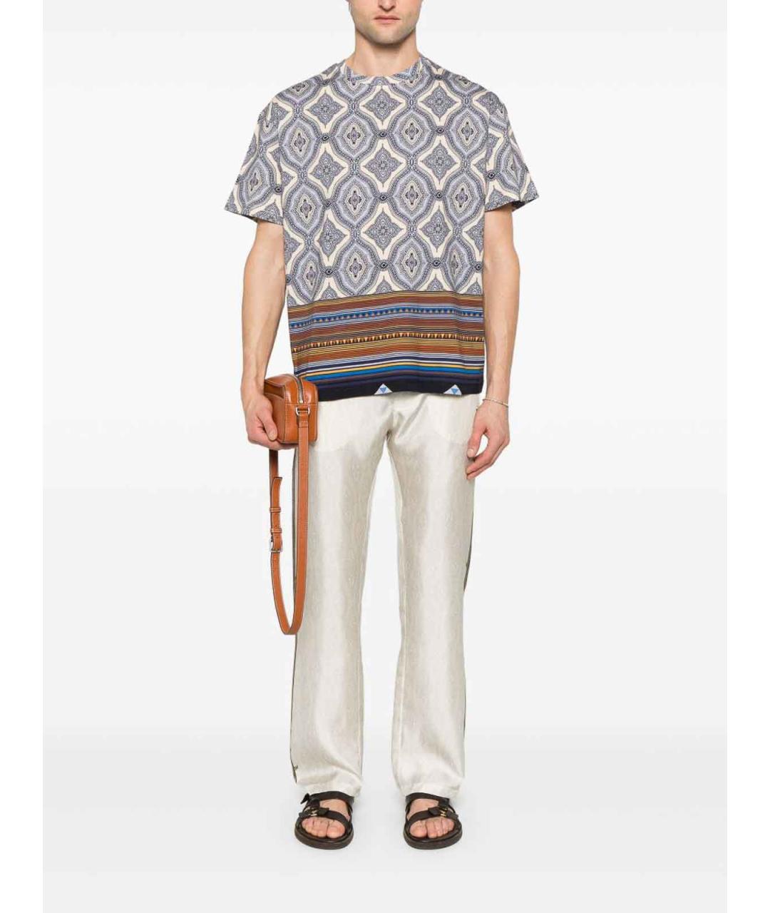 ETRO Мульти хлопковая футболка, фото 4