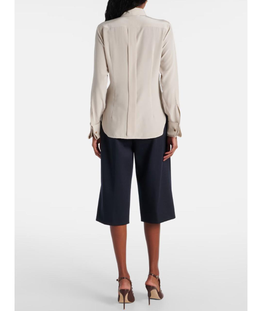 MAX MARA Серая шелковая рубашка, фото 3