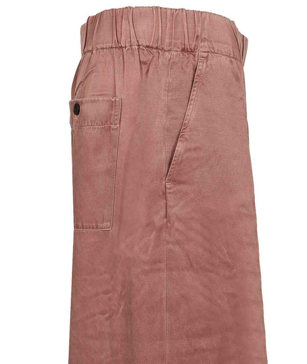 DRIES VAN NOTEN Коричневые хлопковые шорты, фото 3