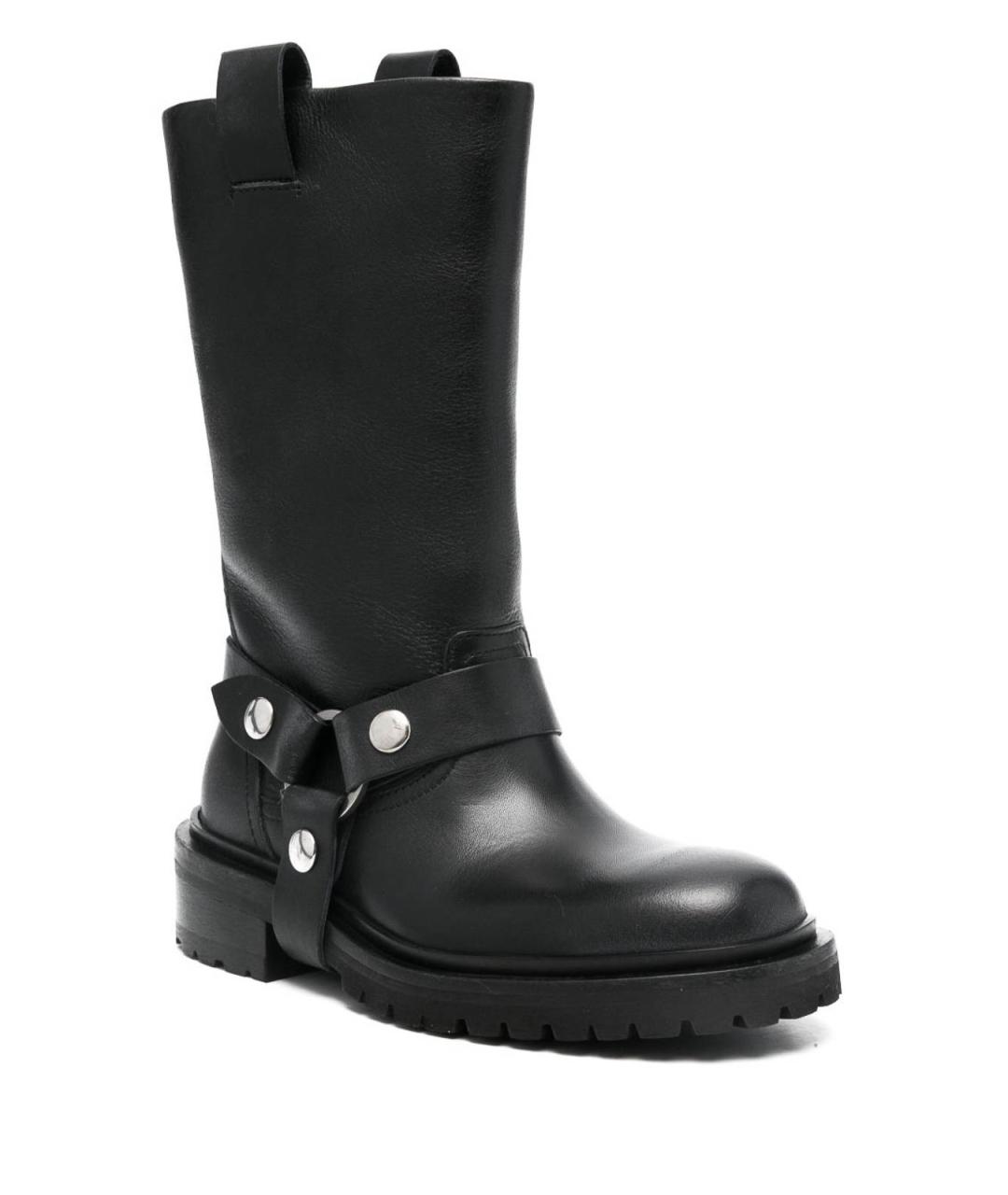 GOLDEN GOOSE DELUXE BRAND Черные резиновые сапоги, фото 3