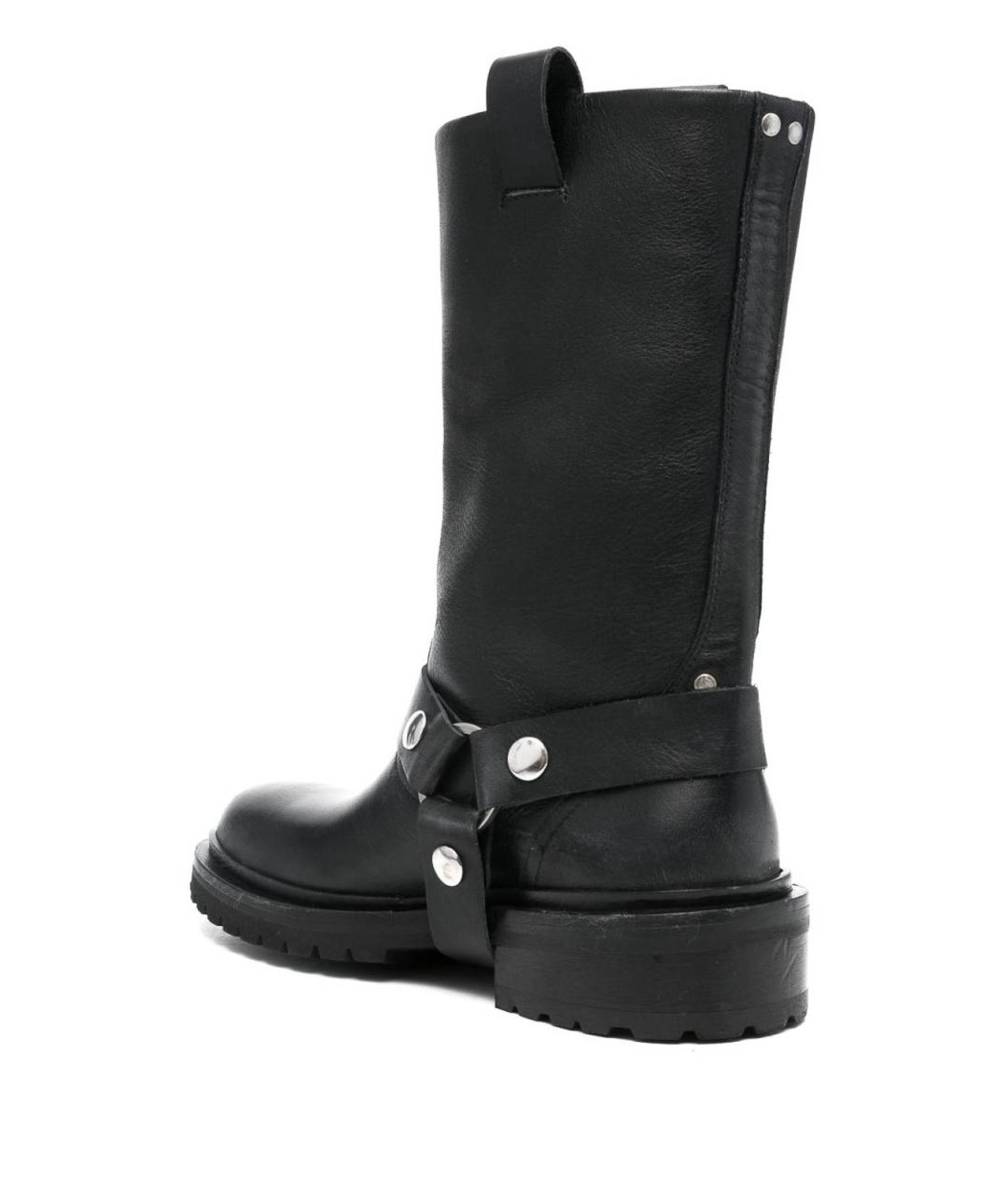 GOLDEN GOOSE DELUXE BRAND Черные резиновые сапоги, фото 2
