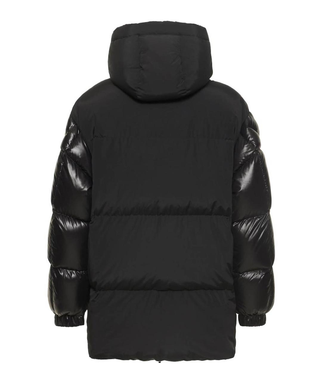 MONCLER Черный пуховик, фото 2