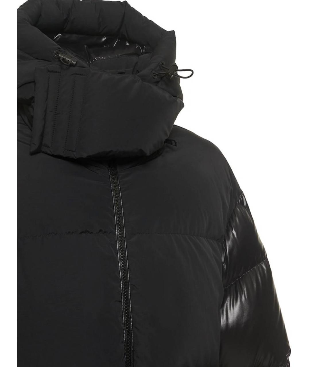 MONCLER Черный пуховик, фото 3