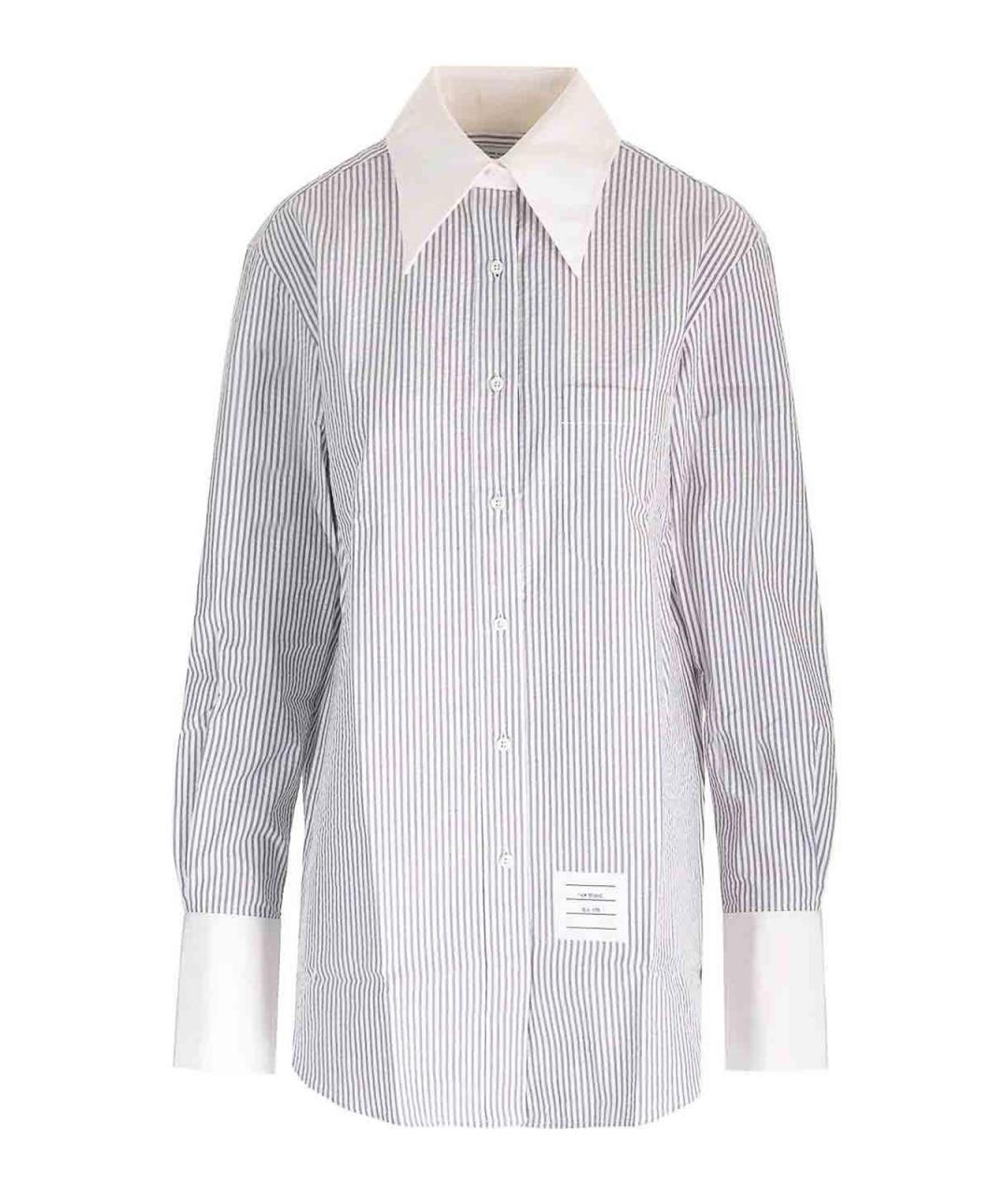 THOM BROWNE Мульти хлопковая рубашка, фото 1