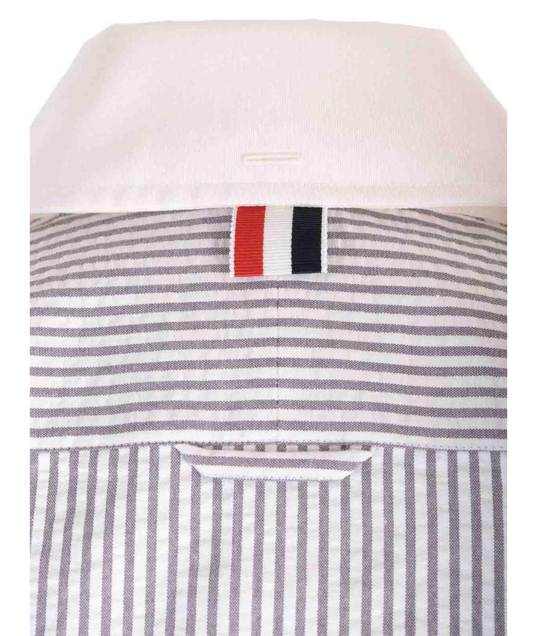 THOM BROWNE Мульти хлопковая рубашка, фото 5