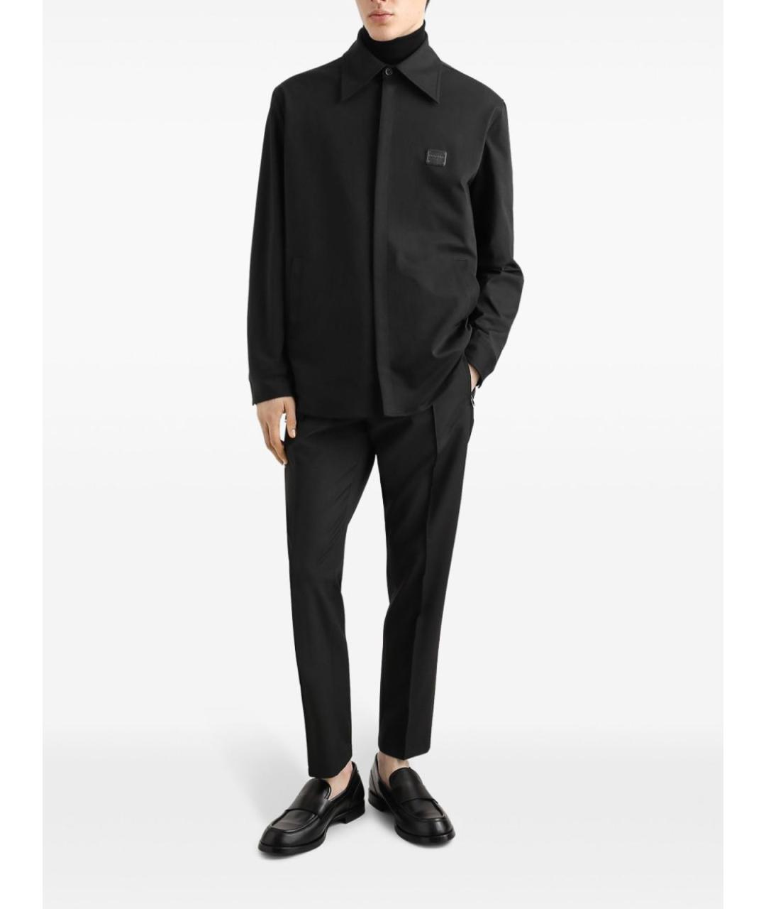 DOLCE&GABBANA Черная кэжуал рубашка, фото 2