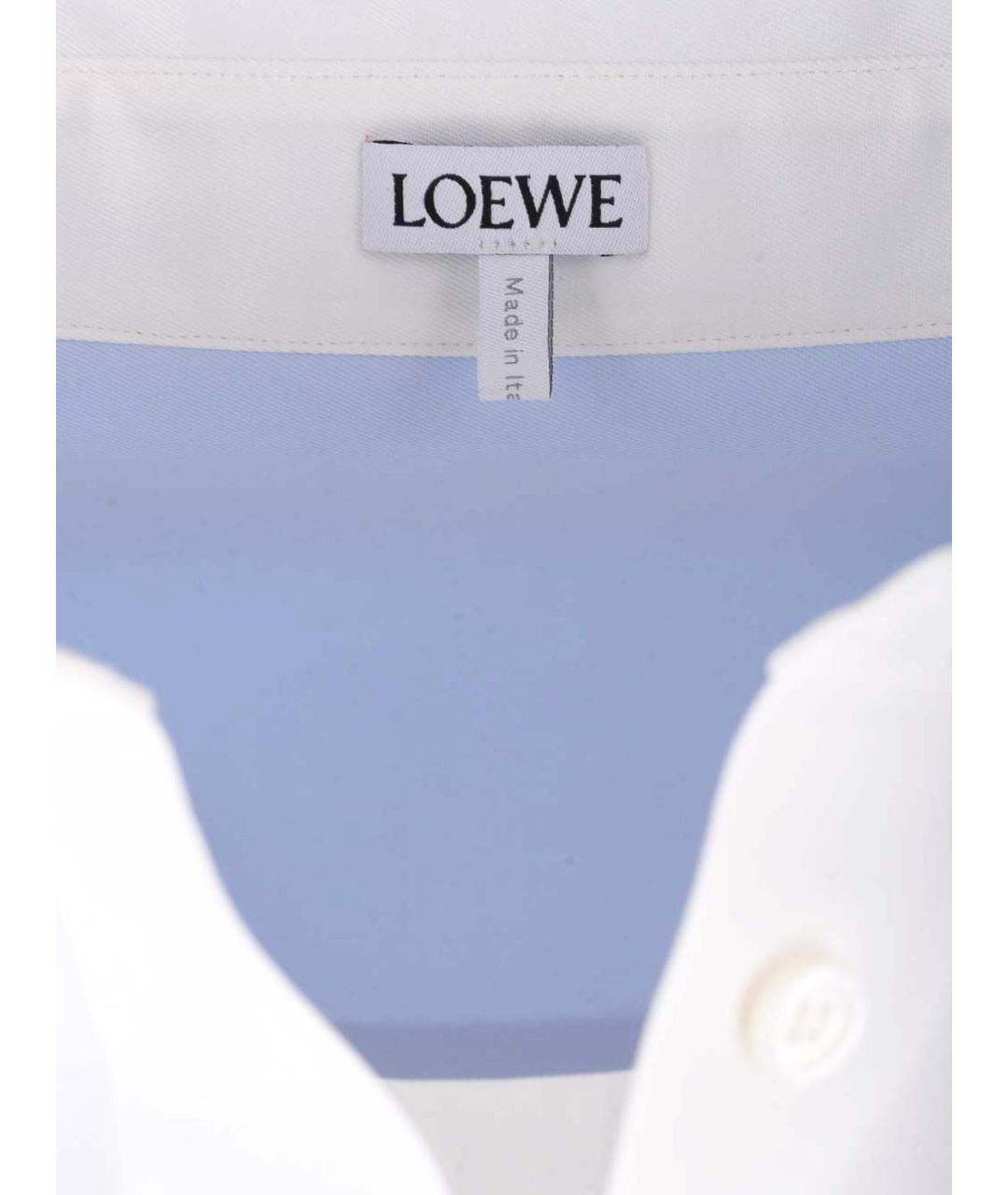 LOEWE Белая хлопковая рубашка, фото 4