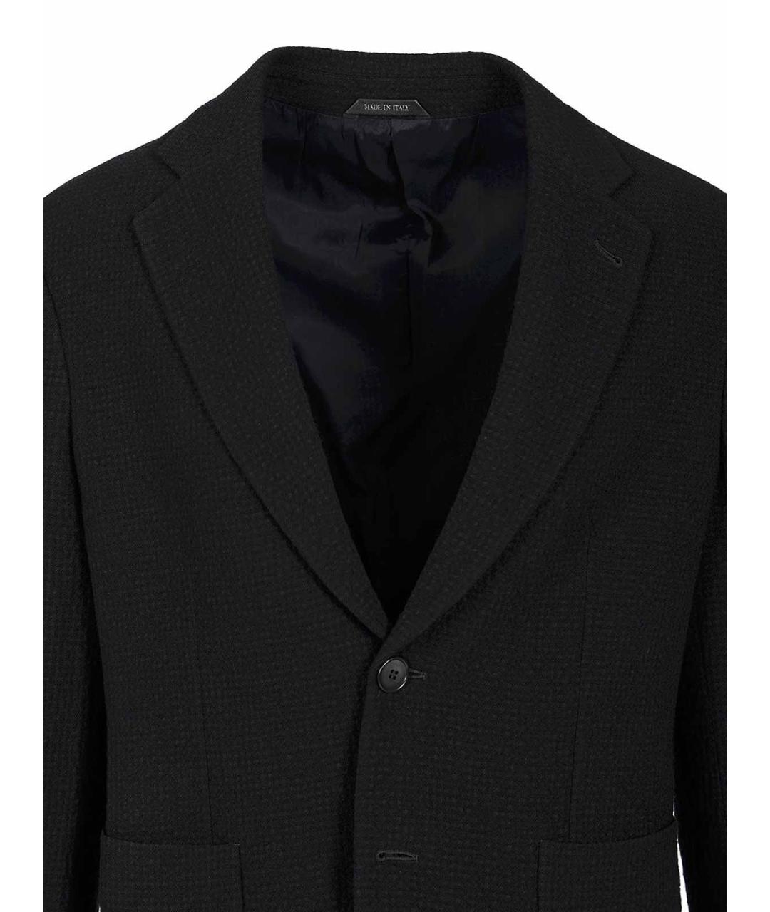 GIORGIO ARMANI Темно-синий шерстяной пиджак, фото 4