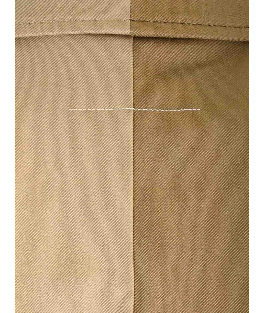 MM6 MAISON MARGIELA Бежевая хлопковая куртка, фото 5