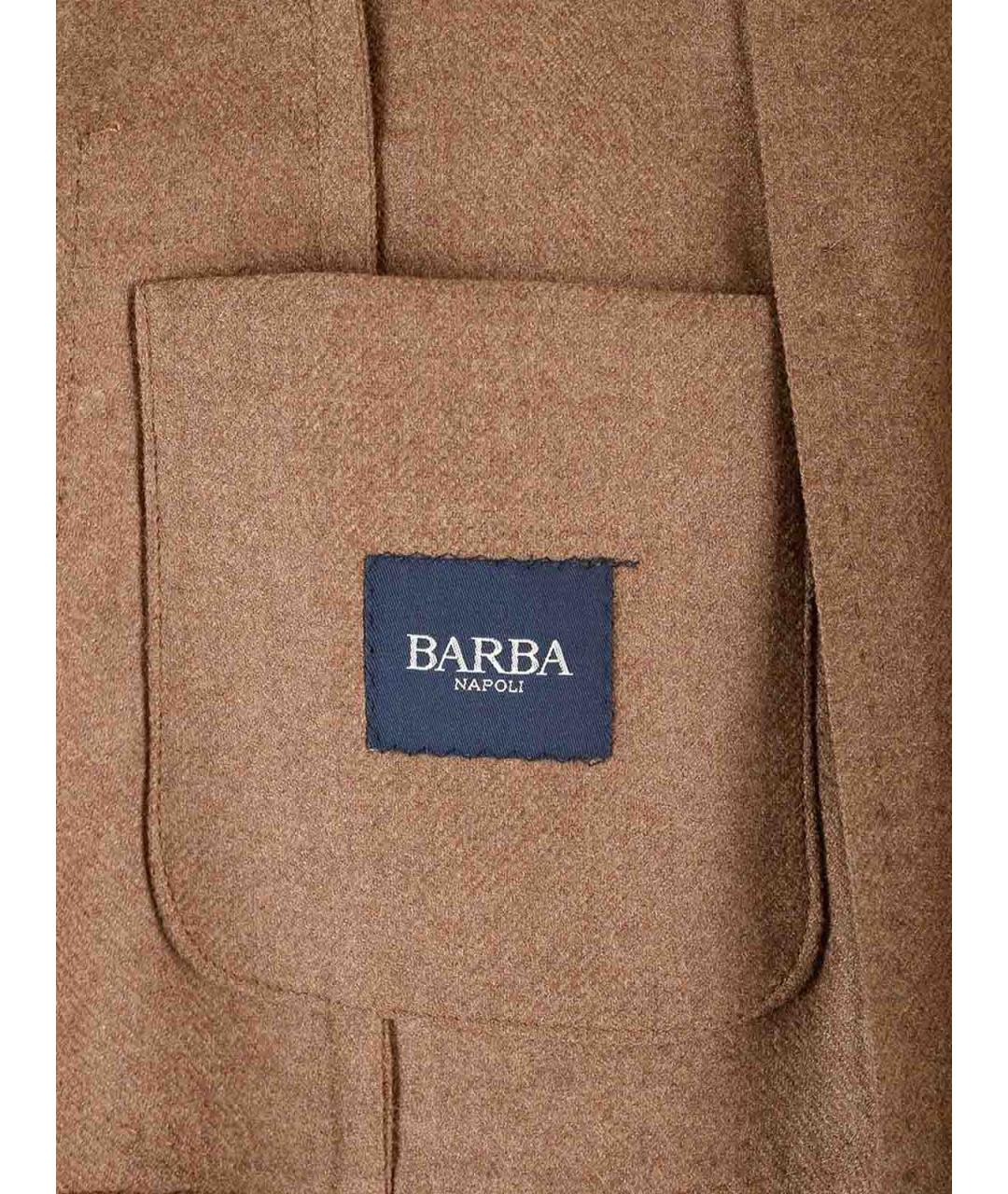 BARBA Коричневая кашемировая куртка, фото 6