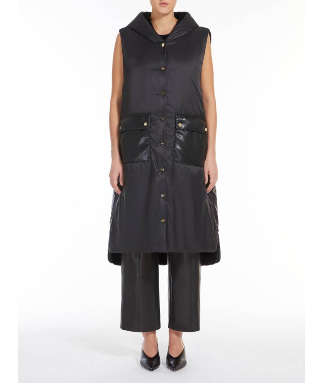 MAX MARA Черный жилет, фото 3
