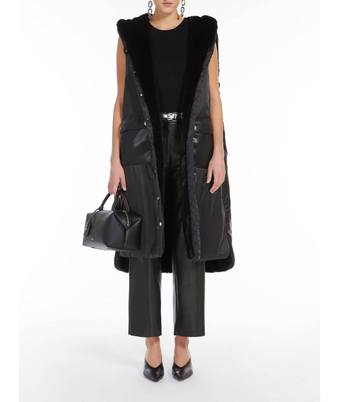 MAX MARA Черный жилет, фото 2