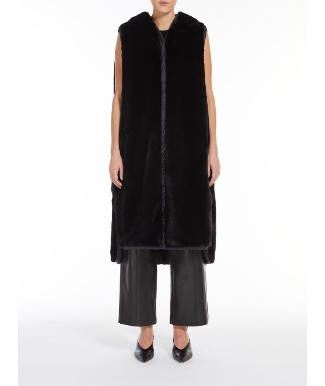 MAX MARA Черный жилет, фото 5