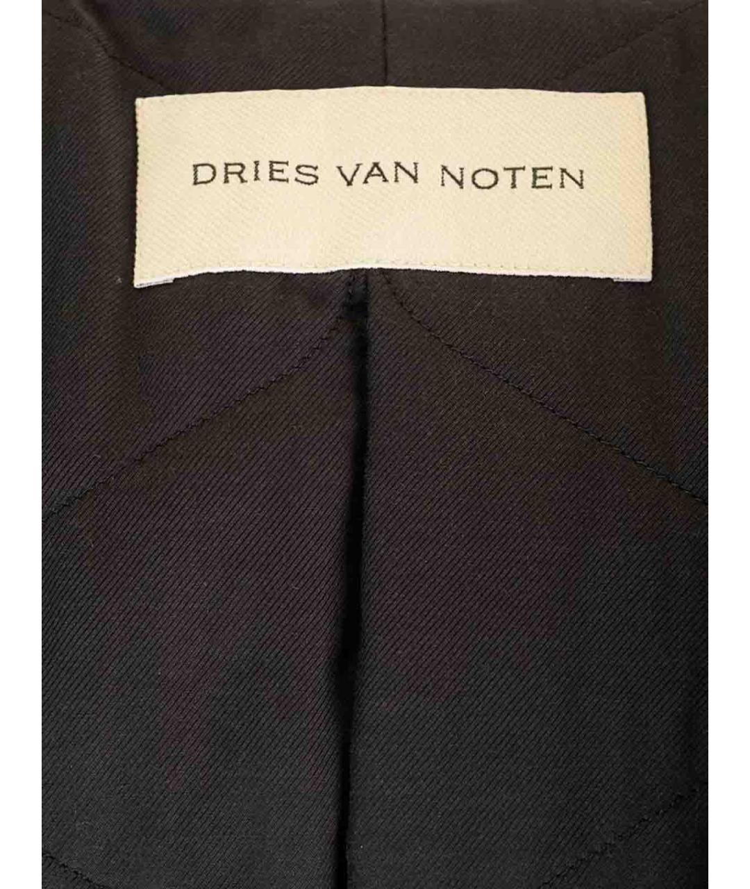 DRIES VAN NOTEN Синяя полиэстеровая парка, фото 7