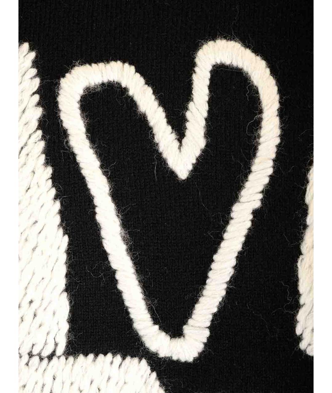 COMME DES GARÇONS Черный шерстяной джемпер / свитер, фото 5