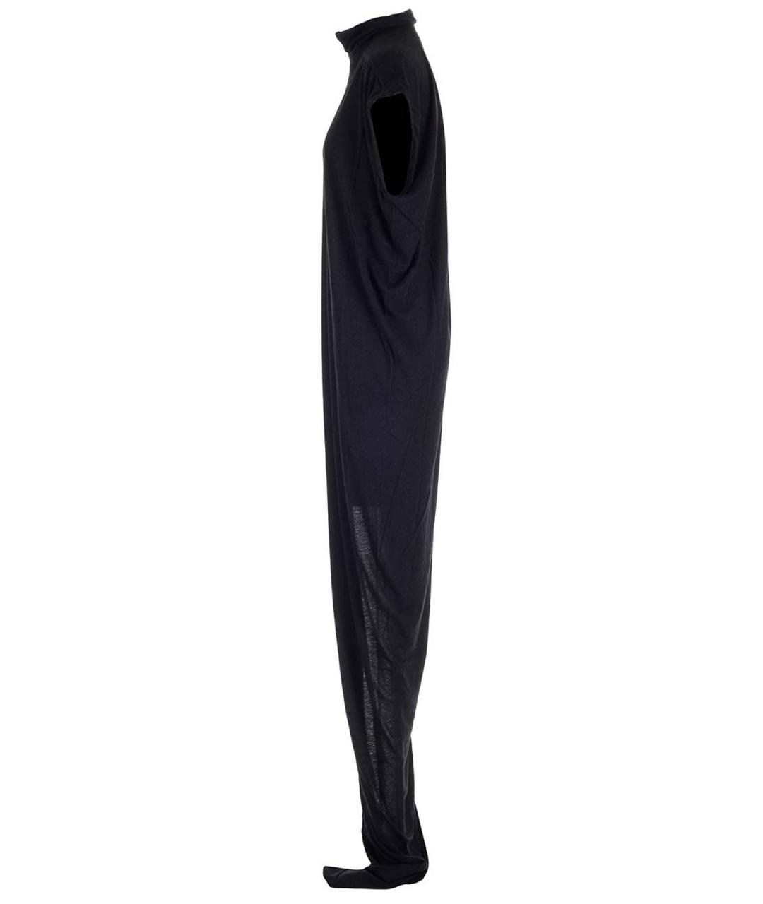RICK OWENS Черное шерстяное платье, фото 3