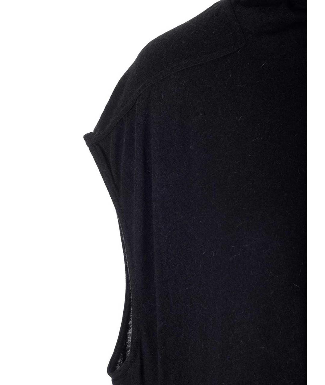 RICK OWENS Черное шерстяное платье, фото 4