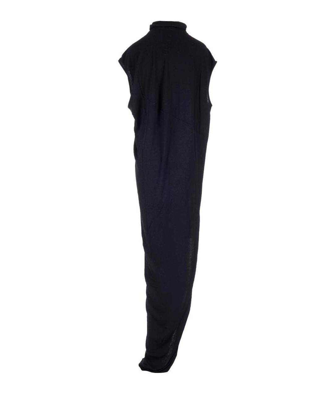 RICK OWENS Черное шерстяное платье, фото 2