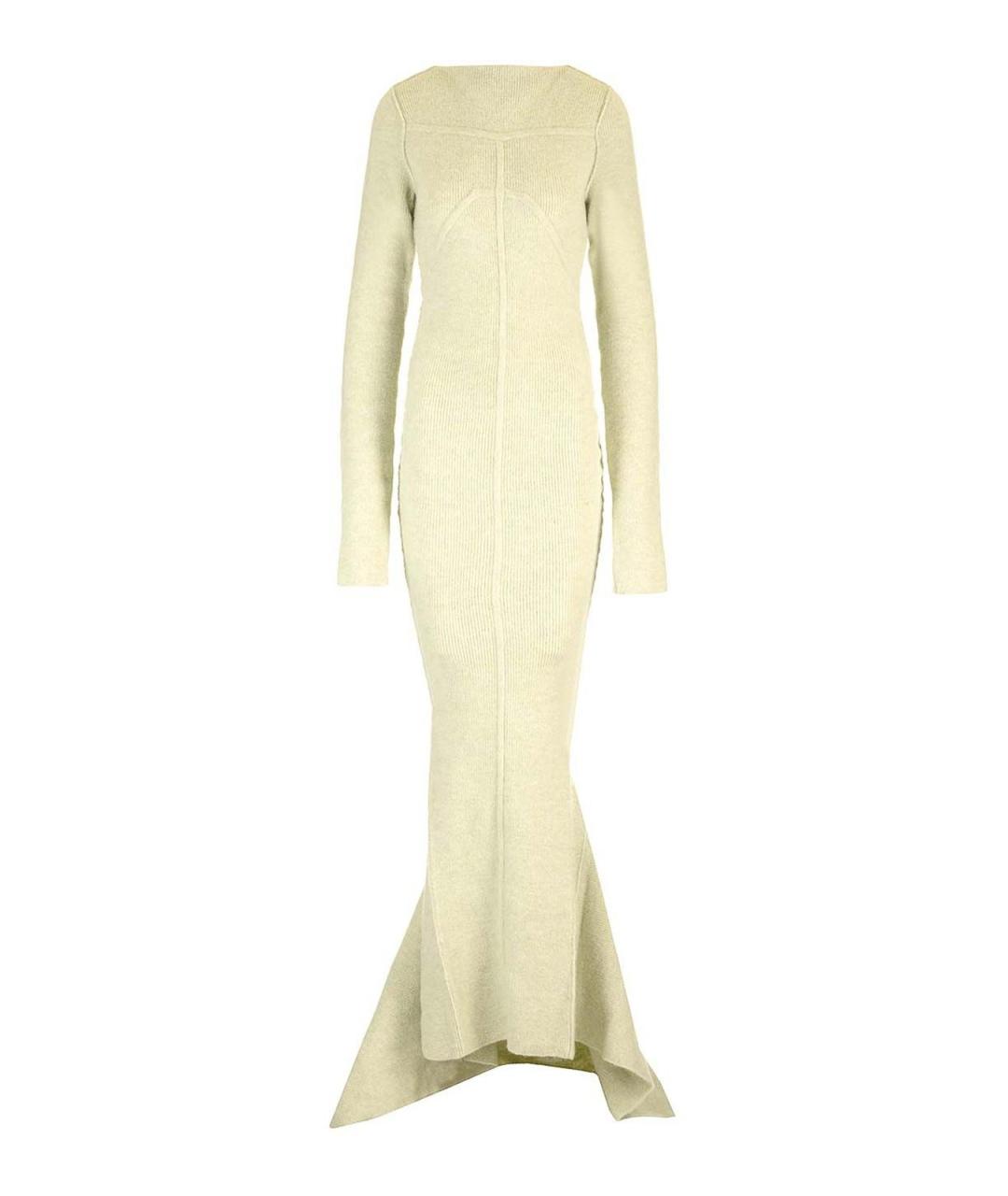 RICK OWENS Зеленое шерстяное платье, фото 1