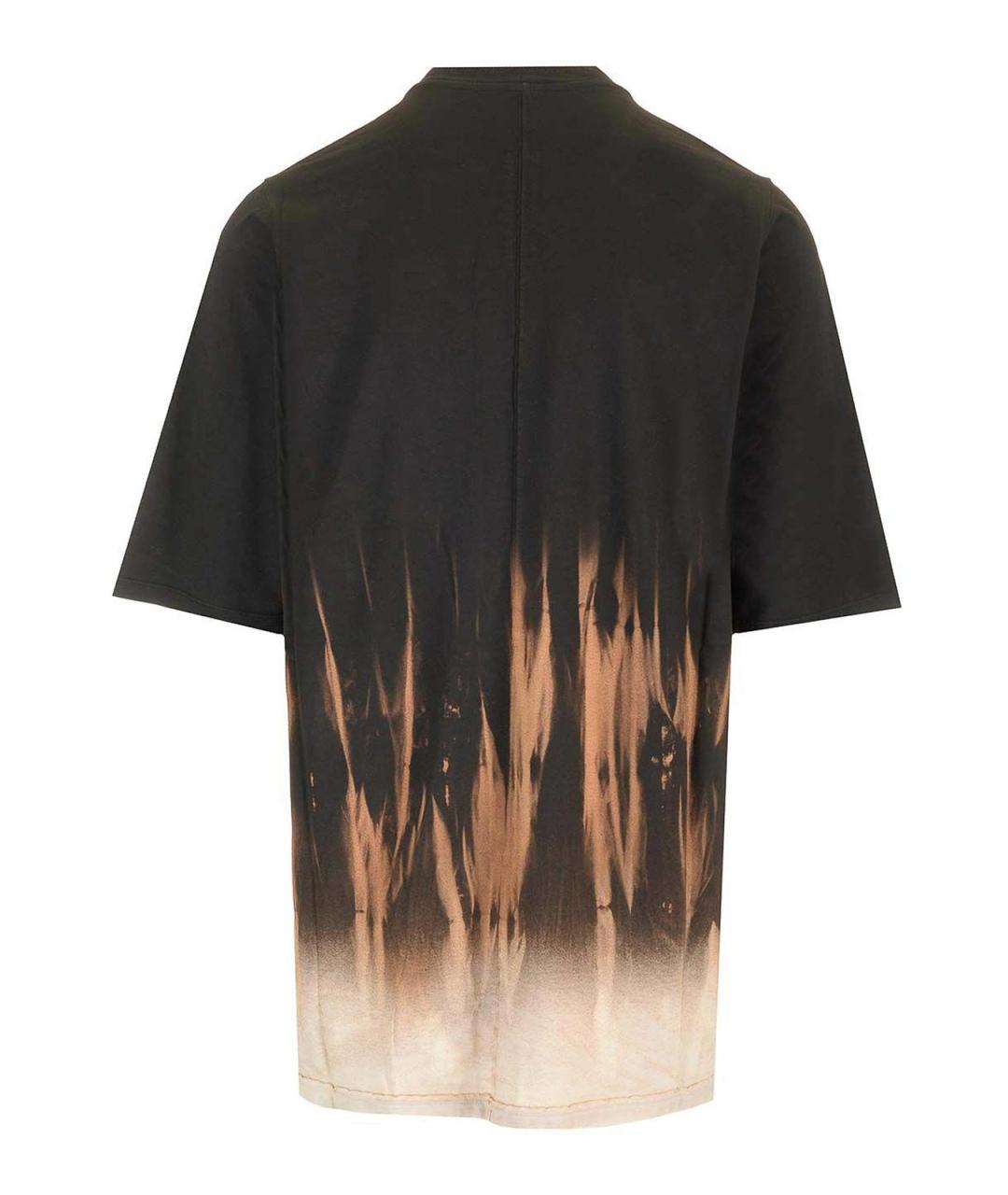 RICK OWENS DRKSHDW Черная хлопковая футболка, фото 2