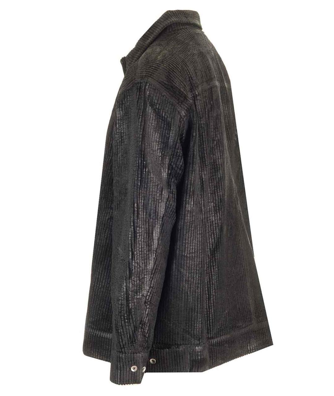 RICK OWENS DRKSHDW Черная хлопковая куртка, фото 3