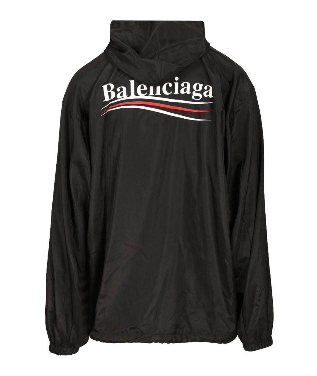 BALENCIAGA Черная полиэстеровая куртка, фото 2