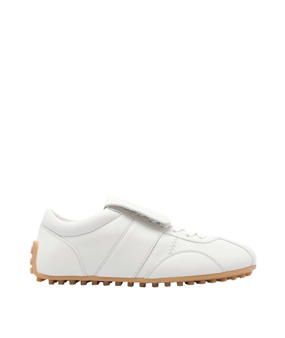 TOD'S Белые кожаные кроссовки, фото 1