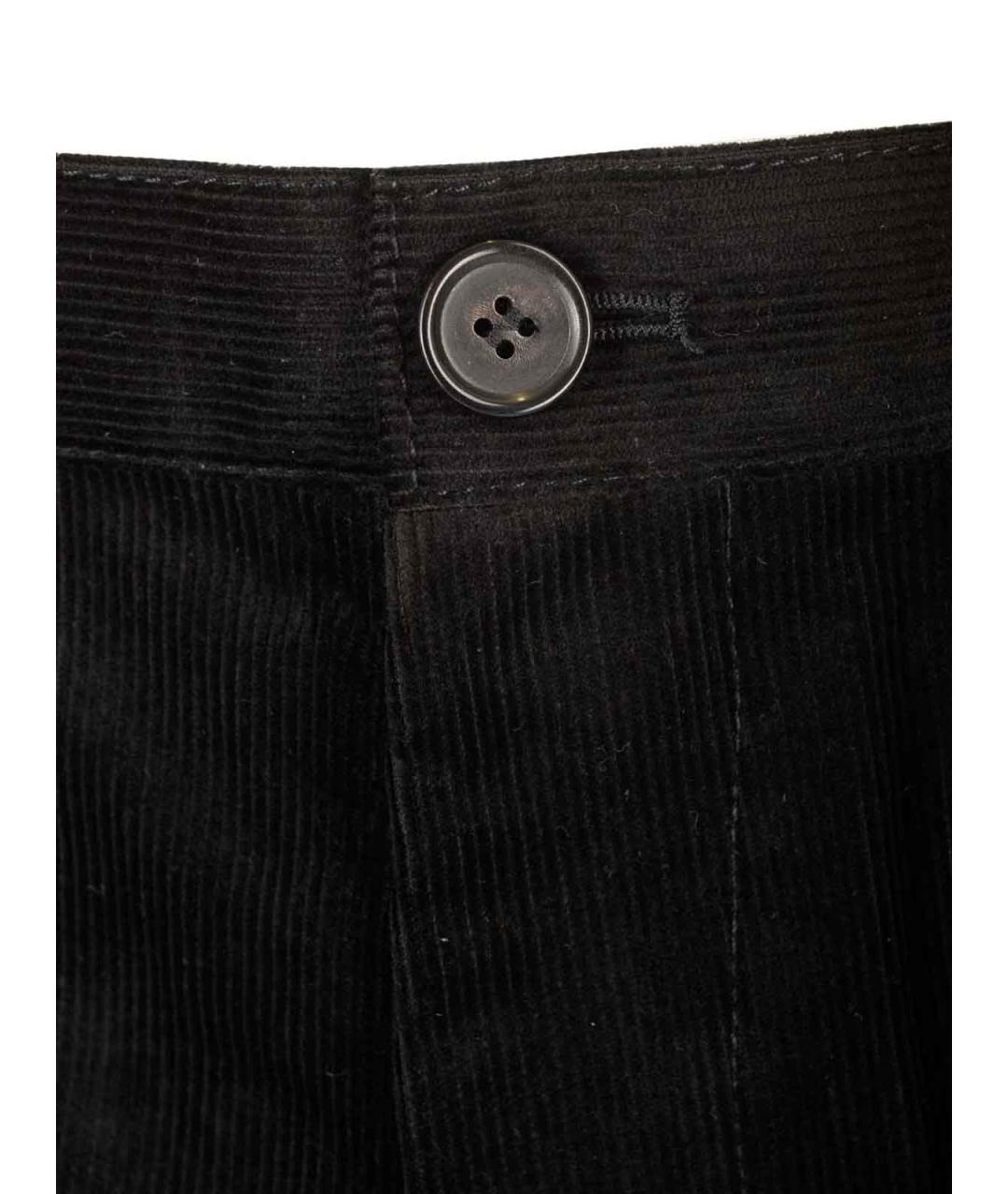 COMME DES GARÇONS Черные хлопковые повседневные брюки, фото 5