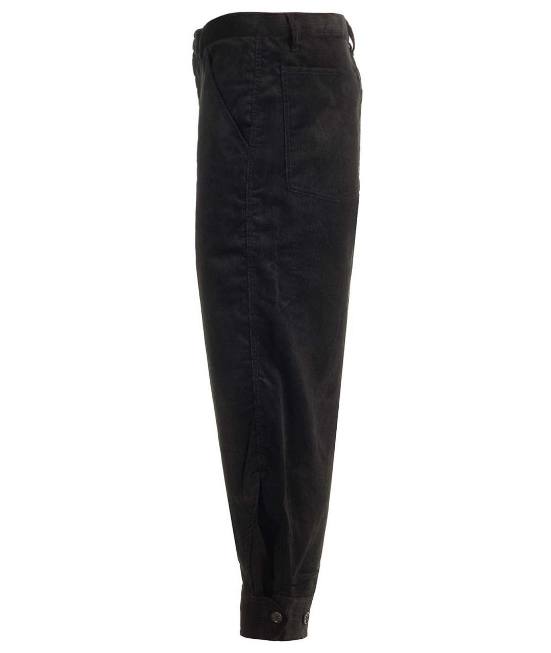 COMME DES GARÇONS Черные хлопковые повседневные брюки, фото 3