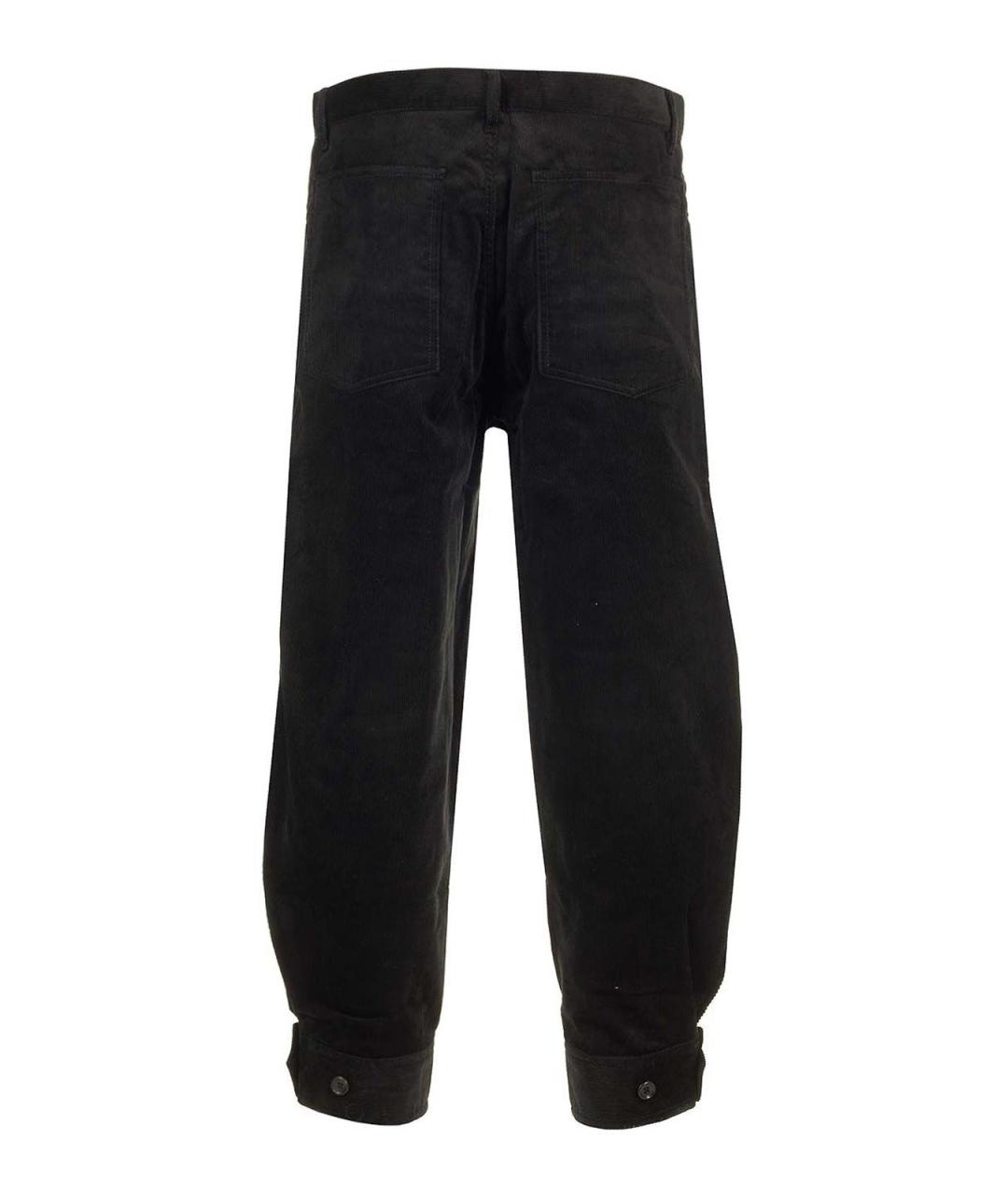 COMME DES GARÇONS Черные хлопковые повседневные брюки, фото 2
