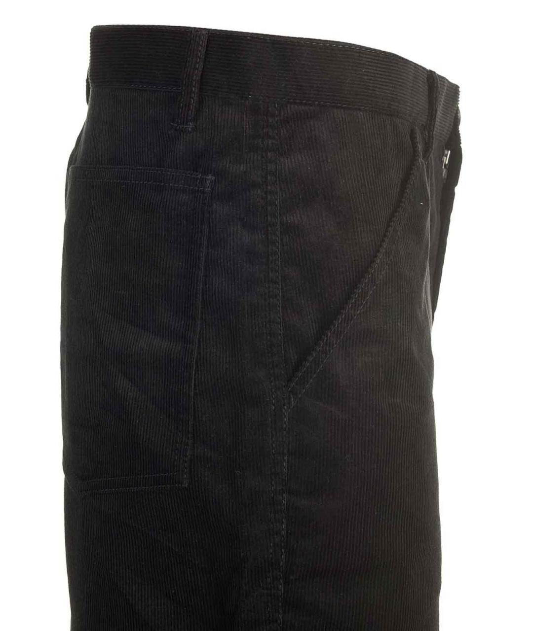 COMME DES GARÇONS Черные хлопковые повседневные брюки, фото 4