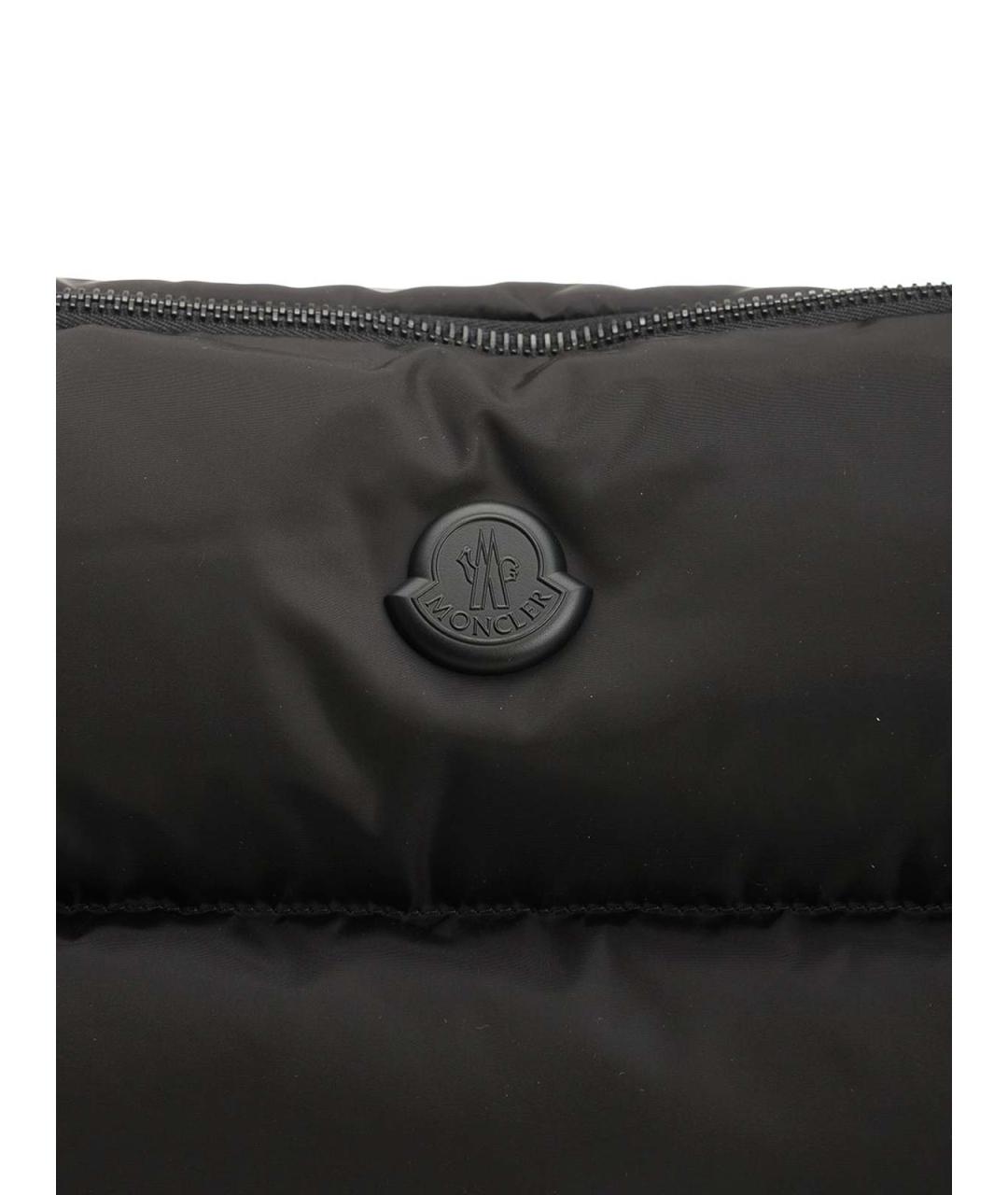 MONCLER Черная тканевая барсетка, фото 5