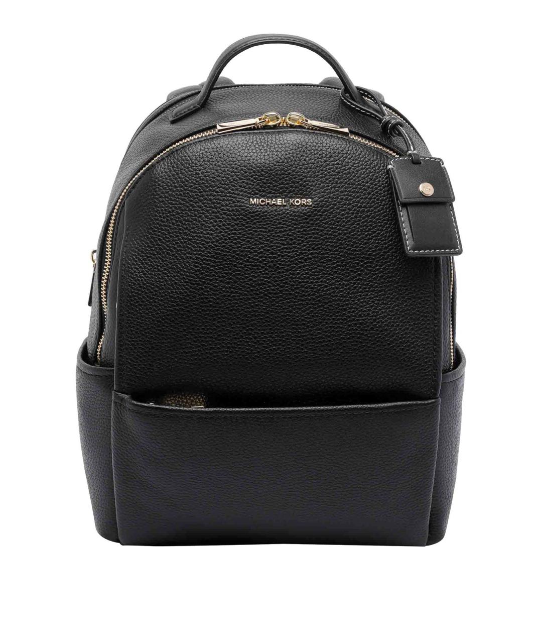 MICHAEL MICHAEL KORS Черный кожаный рюкзак, фото 1