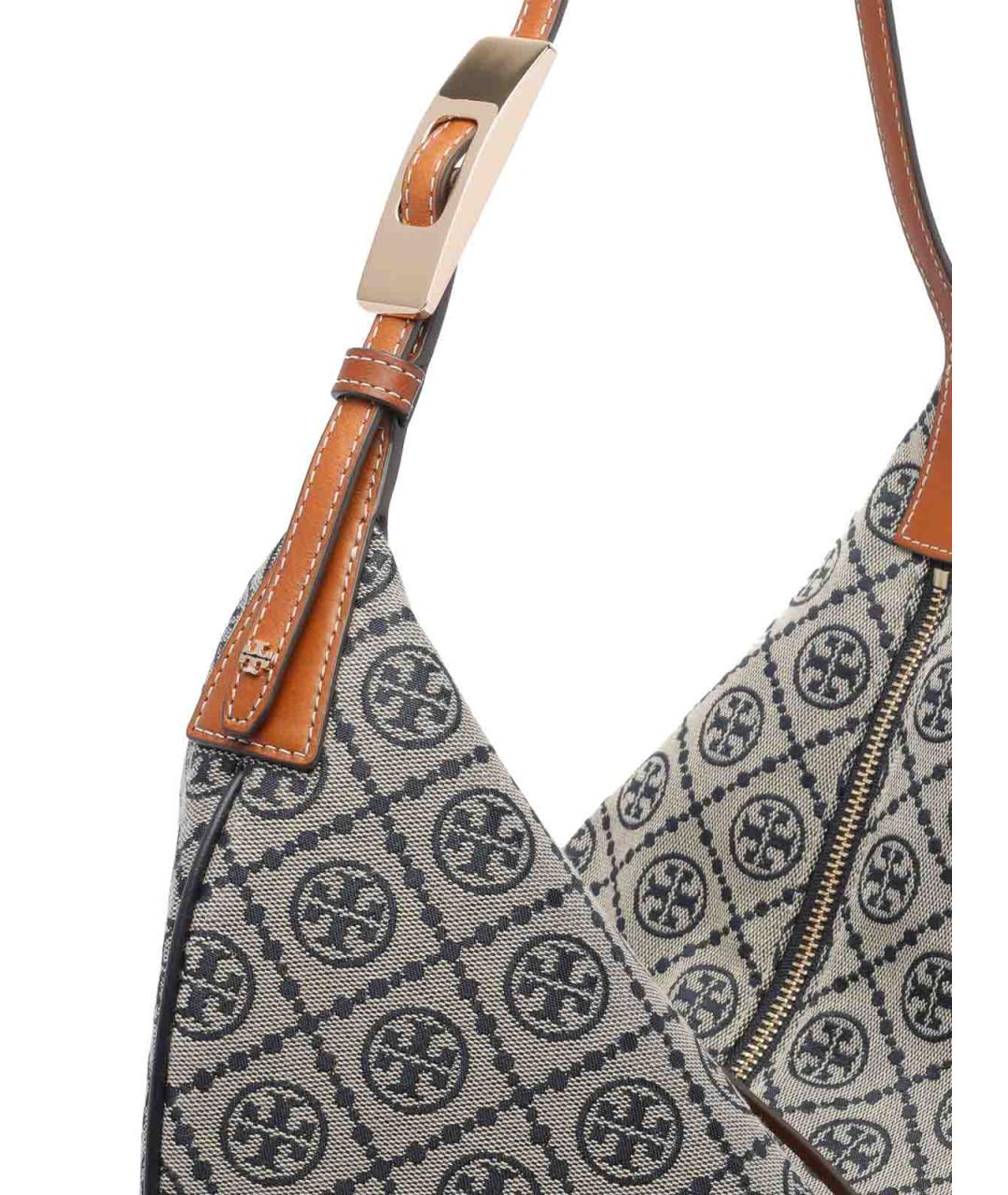 TORY BURCH Синяя кожаная сумка через плечо, фото 4