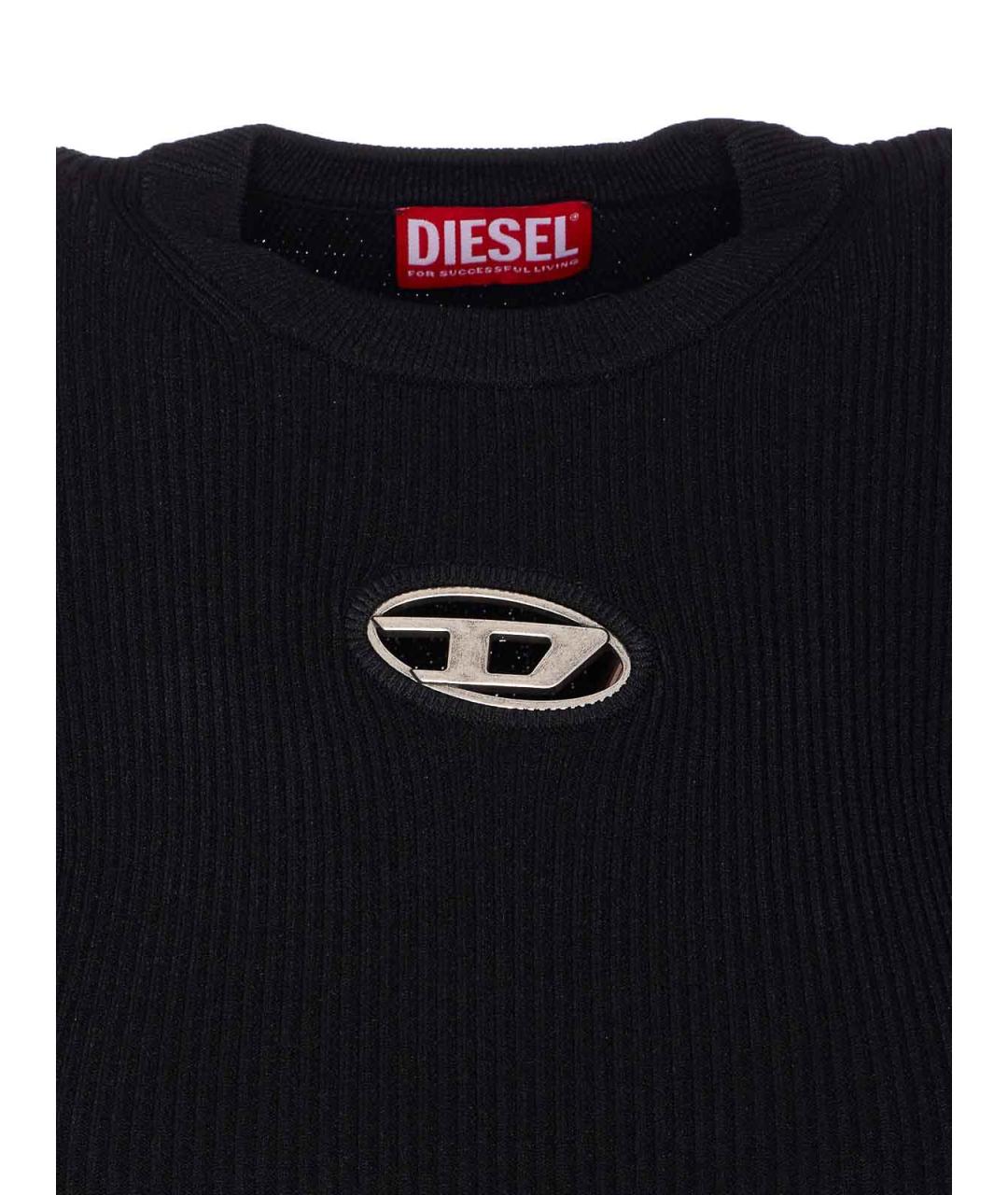 DIESEL Черная футболка, фото 4