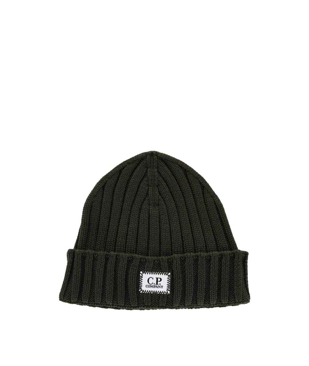 CP COMPANY Зеленая шерстяная кепка/бейсболка, фото 1