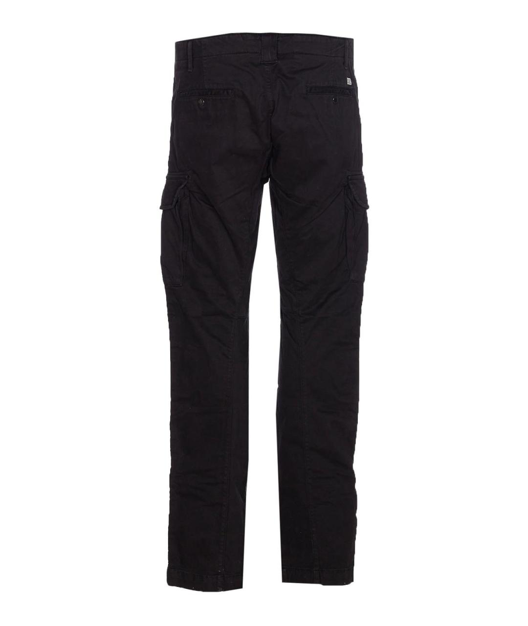 CP COMPANY Черные хлопковые повседневные брюки, фото 2