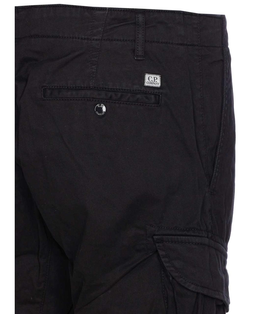 CP COMPANY Черные хлопковые повседневные брюки, фото 4