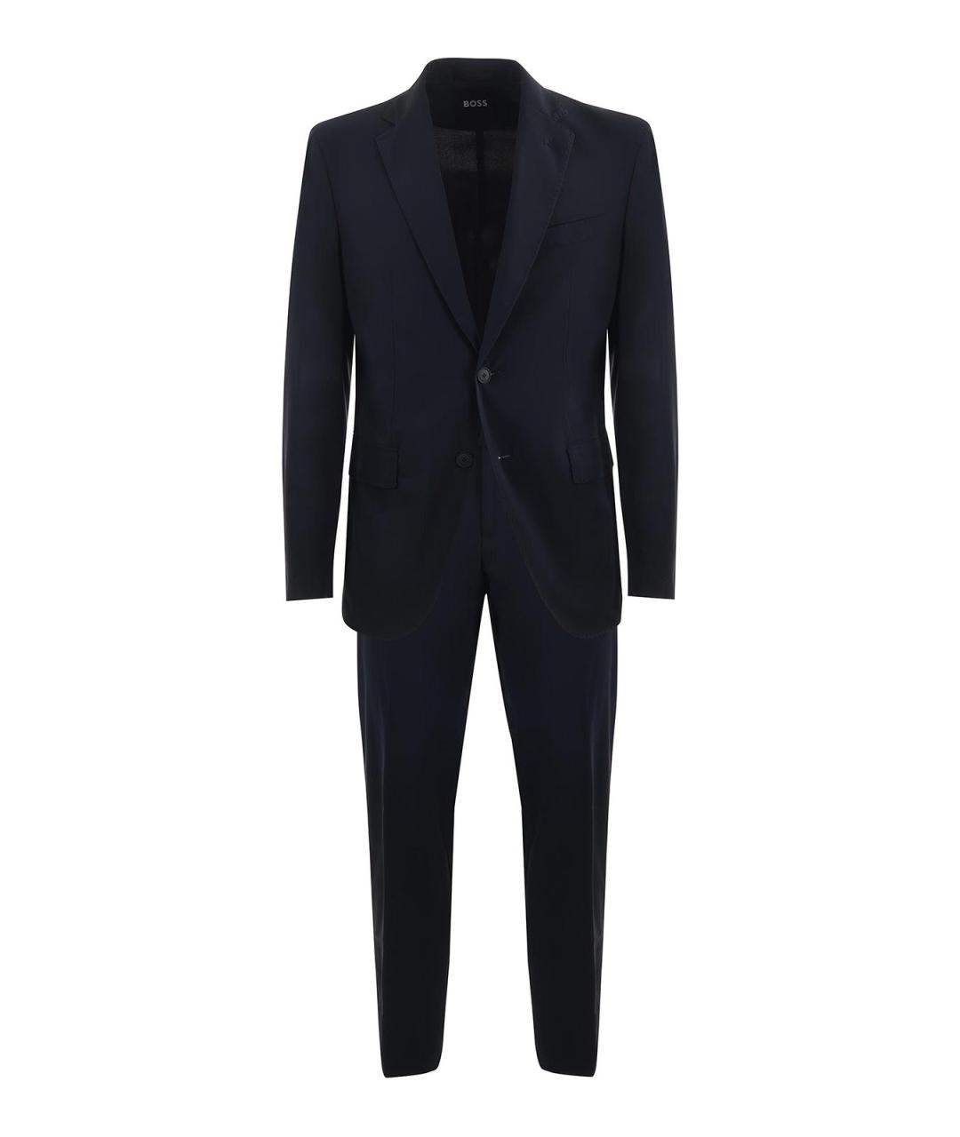 HUGO BOSS Синий классический костюм, фото 1