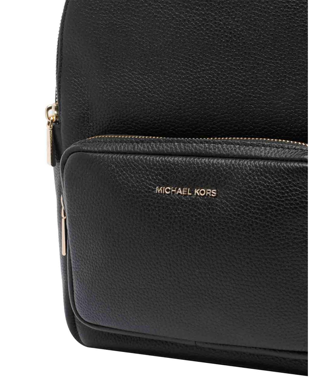 MICHAEL MICHAEL KORS Черный кожаный рюкзак, фото 4