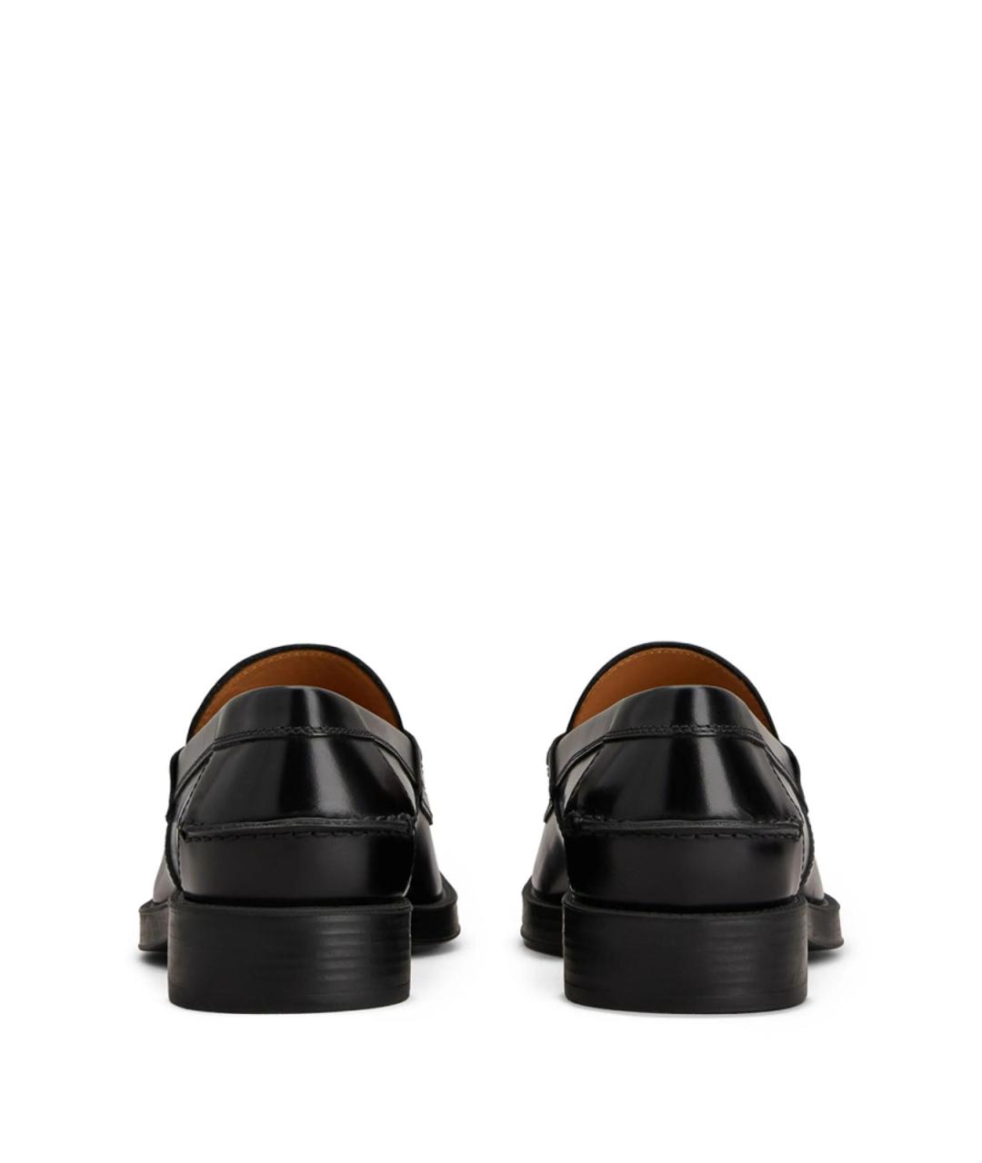 TOD'S Черные кожаные лоферы, фото 5