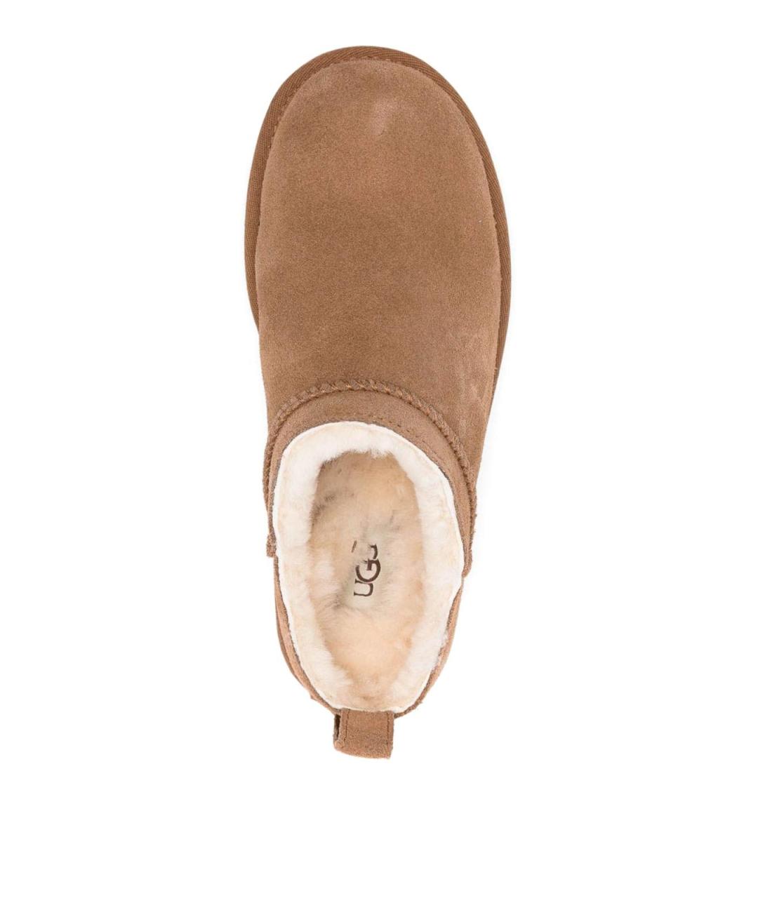 UGG Коричневые замшевые лоферы, фото 4